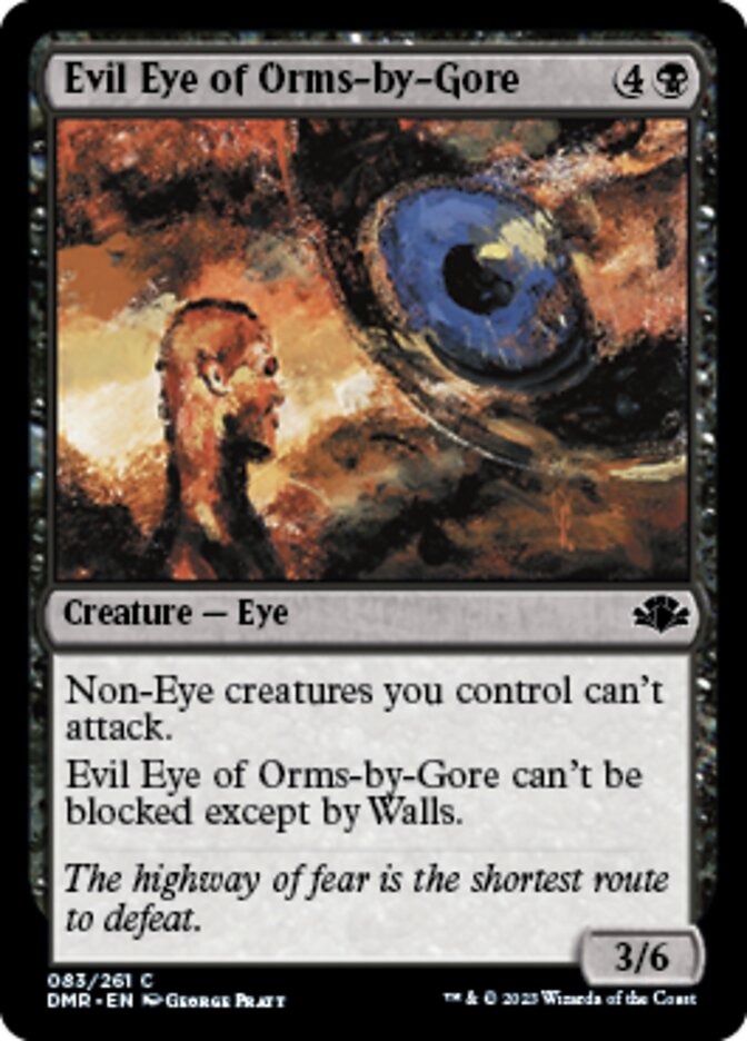 Evil Eye of Orms-by-Gore [Dominaria Remastered] | Golgari Games