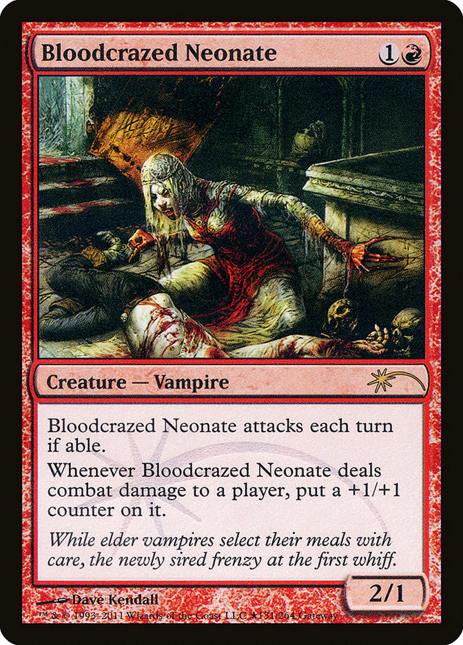 Bloodcrazed Neonate [Wizards Play Network 2011] | Local Legends