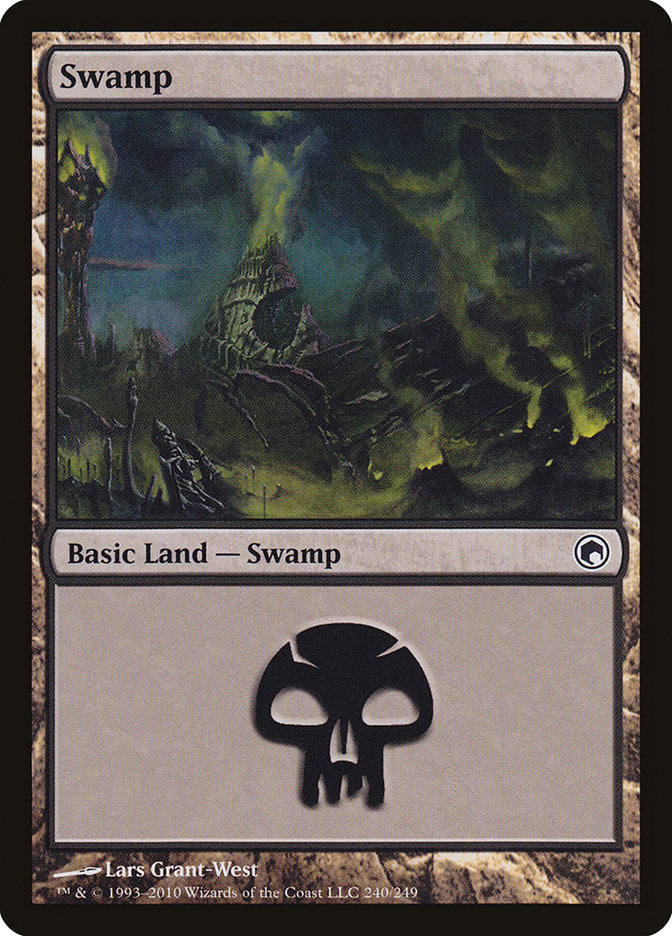 Swamp (240) [Scars of Mirrodin] | Local Legends