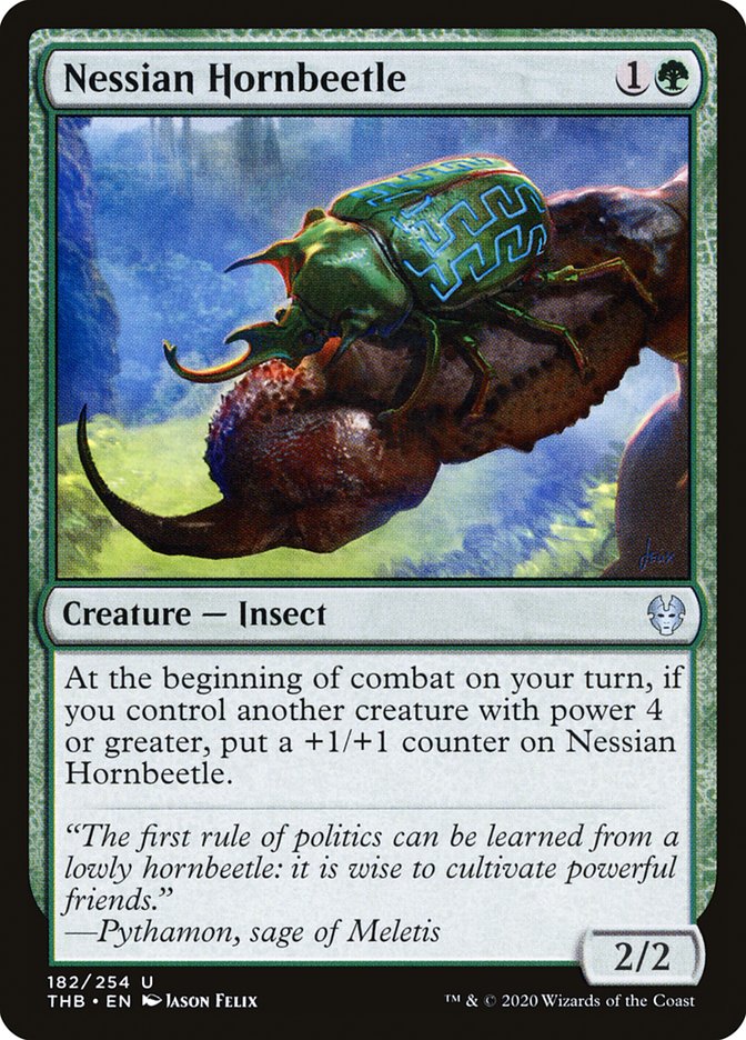 Nessian Hornbeetle [Theros Beyond Death] | Local Legends
