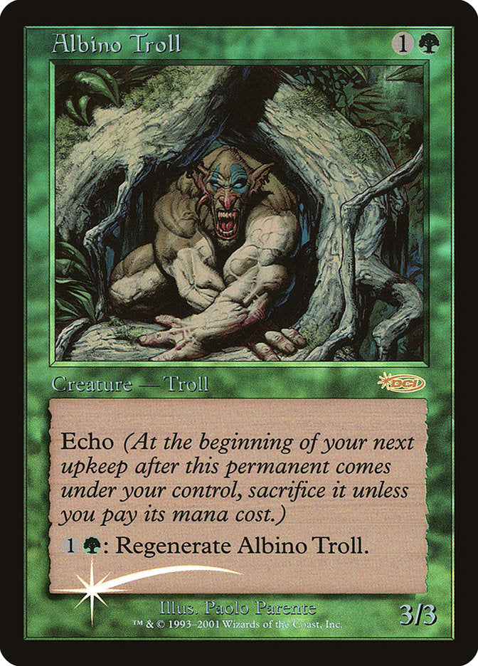 Albino Troll [Friday Night Magic 2002] | Golgari Games