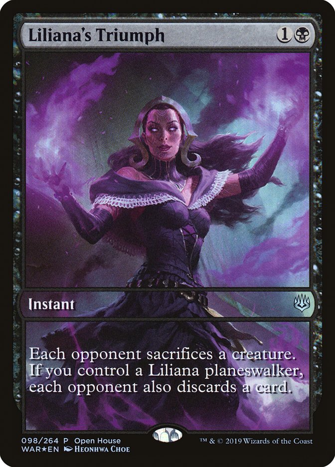 Liliana's Triumph (Open House) [War of the Spark Promos] | Local Legends