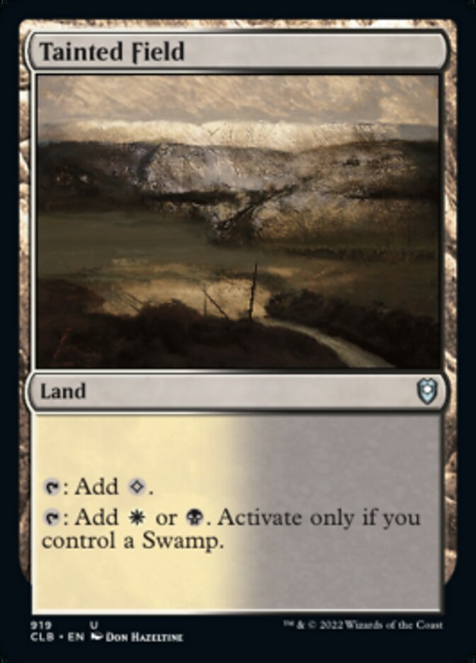 Tainted Field [Commander Legends: Battle for Baldur's Gate] | Local Legends