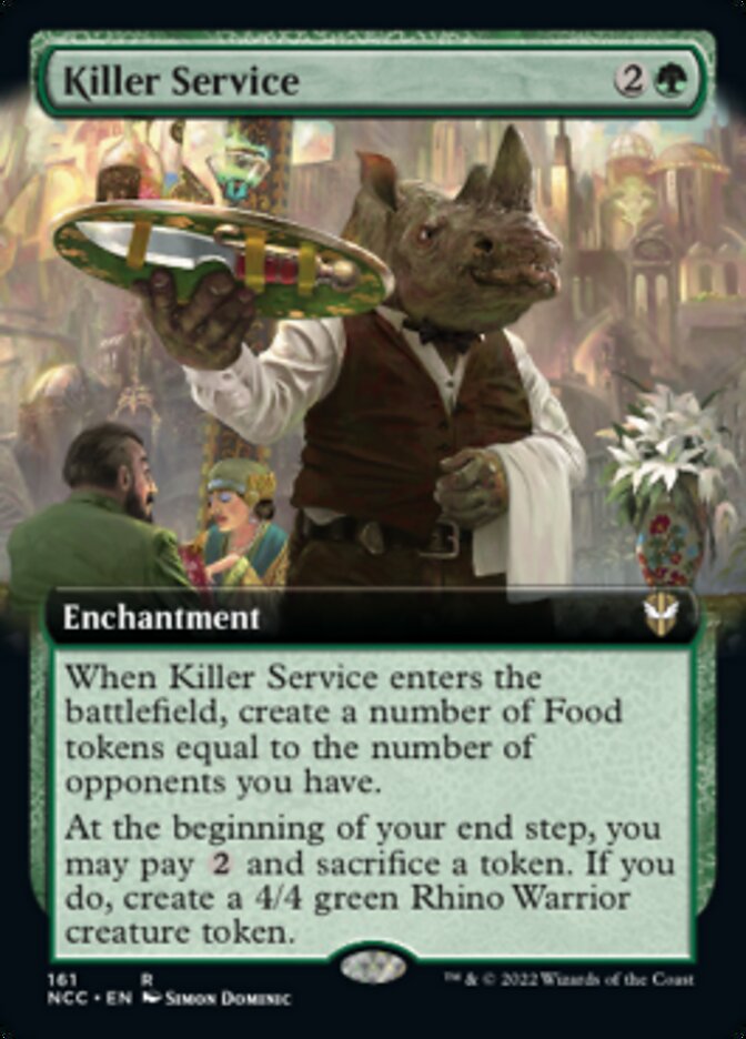 Killer Service (Extended Art) [Streets of New Capenna Commander] | Local Legends
