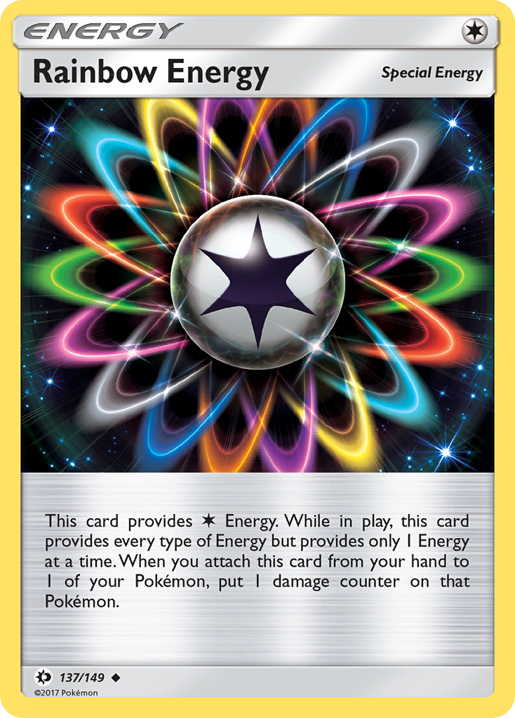 Rainbow Energy (137/149) [Sun & Moon: Base Set] | Golgari Games