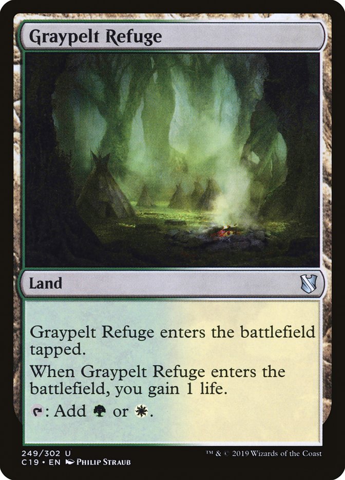 Graypelt Refuge [Commander 2019] | Golgari Games