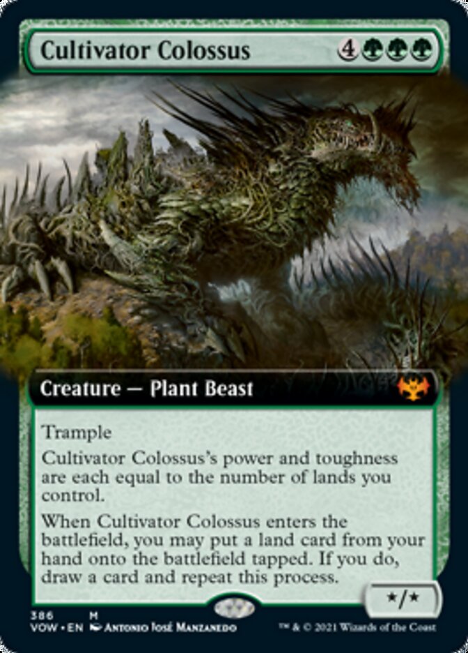 Cultivator Colossus (Extended Art) [Innistrad: Crimson Vow] | Golgari Games