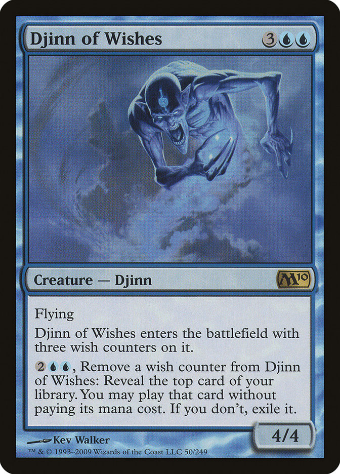 Djinn of Wishes [Magic 2010] | Golgari Games