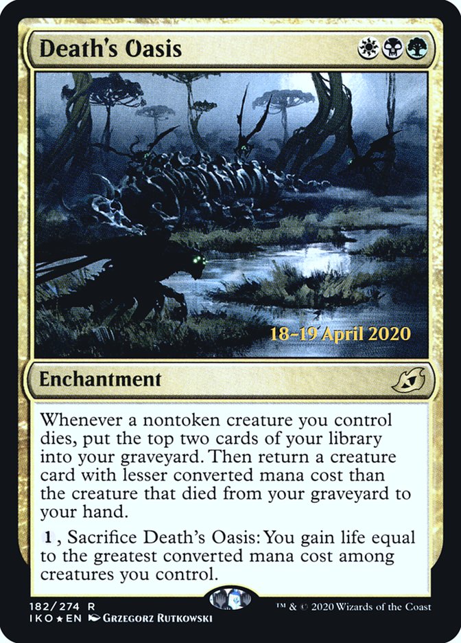 Death's Oasis [Ikoria: Lair of Behemoths Prerelease Promos] | Local Legends