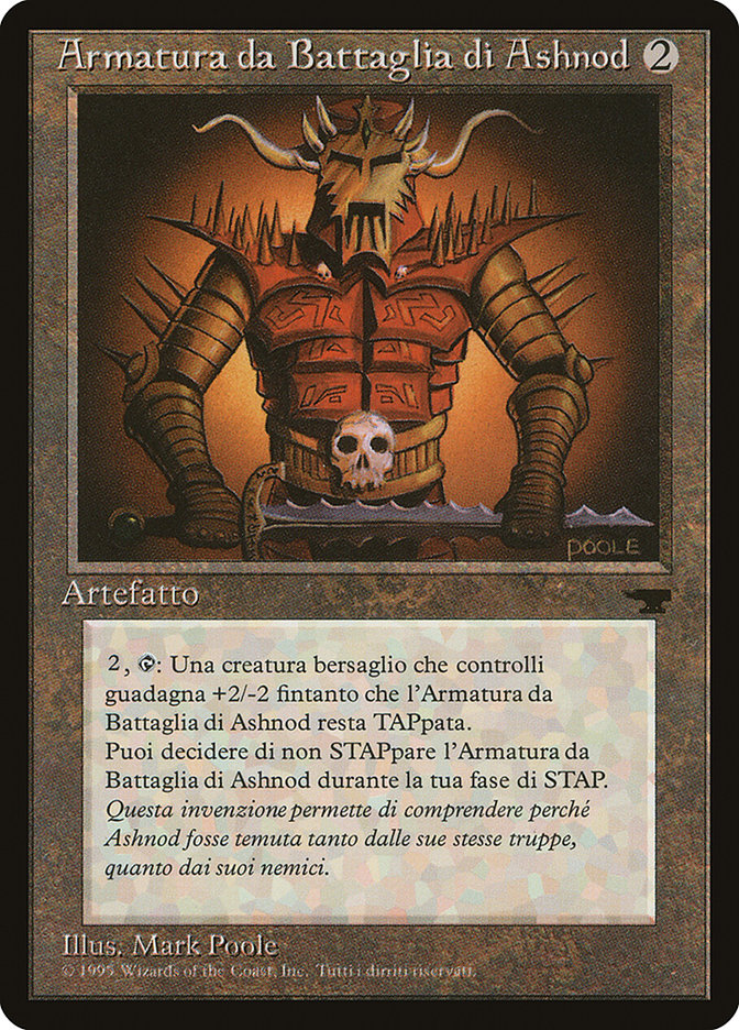 Ashnod's Battle Gear (Italian) - "Armatura da Battaglia di Ashnod" [Rinascimento] | Golgari Games