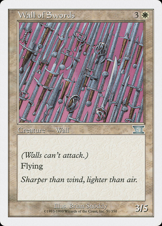 Wall of Swords [Classic Sixth Edition] | Local Legends