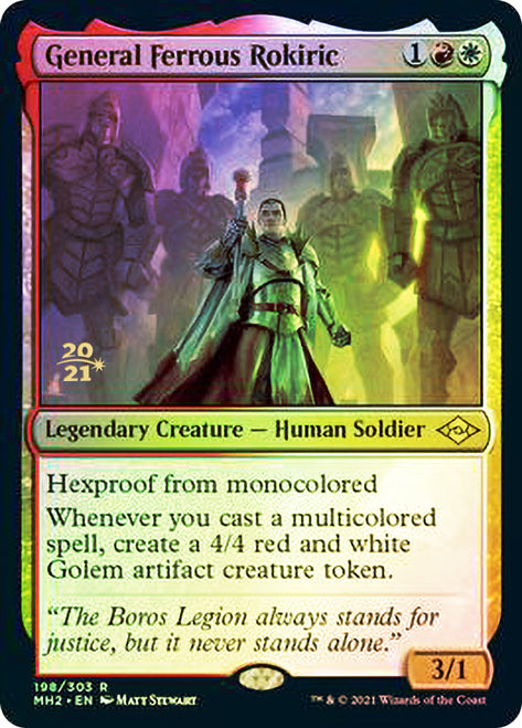 General Ferrous Rokiric [Modern Horizons 2 Prerelease Promos] | Golgari Games