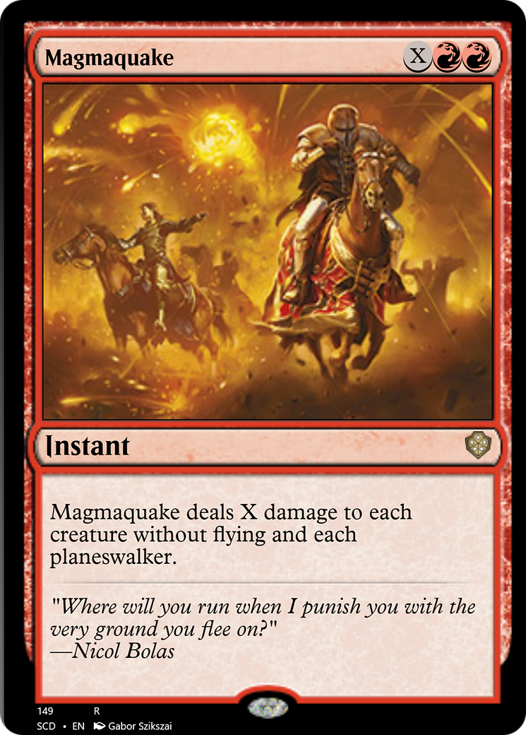 Magmaquake [Starter Commander Decks] | Local Legends