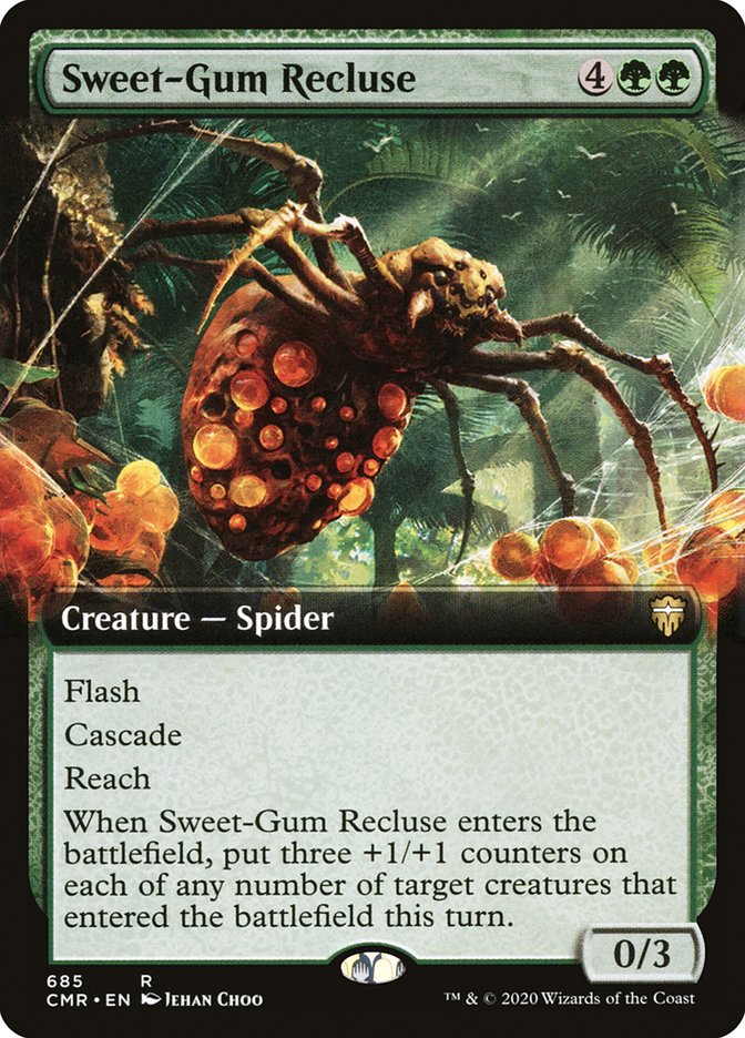 Sweet-Gum Recluse (Extended Art) [Commander Legends] | Golgari Games