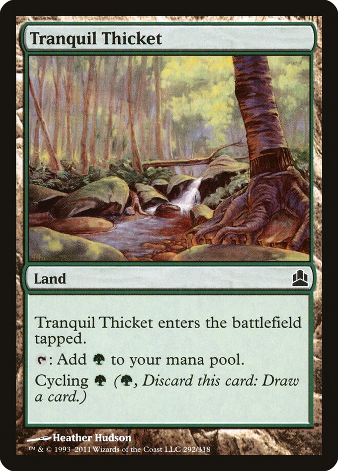 Tranquil Thicket [Commander 2011] | Golgari Games