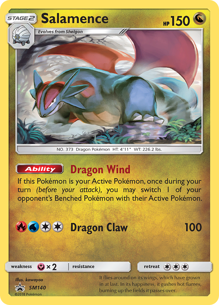 Salamence (SM140) [Sun & Moon: Black Star Promos] | Golgari Games