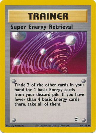 Super Energy Retrieval (89/111) [Neo Genesis Unlimited] | Golgari Games