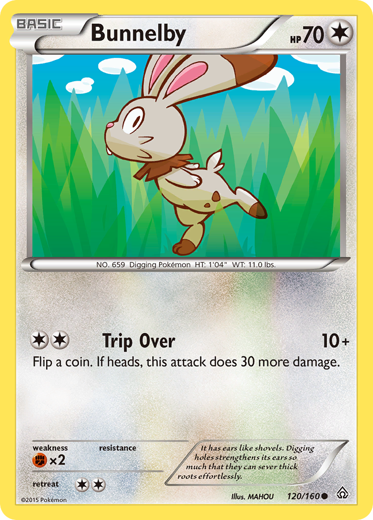 Bunnelby (120/160) [XY: Primal Clash] | Golgari Games