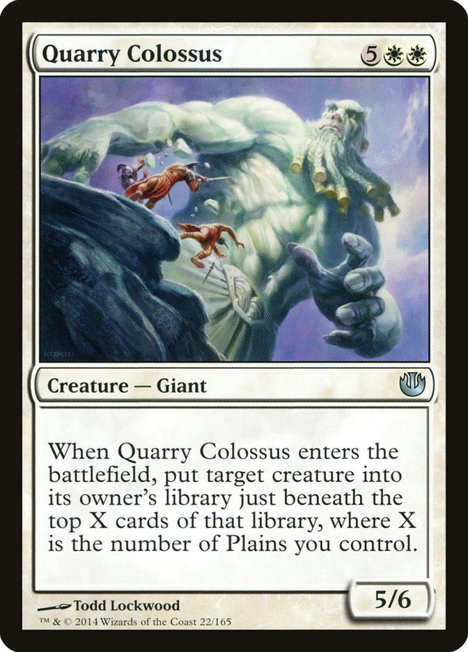 Quarry Colossus [Journey into Nyx] | Golgari Games