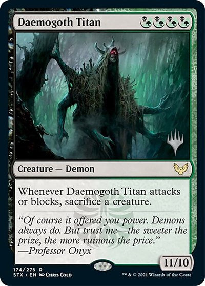 Daemogoth Titan (Promo Pack) [Strixhaven: School of Mages Promos] | Golgari Games