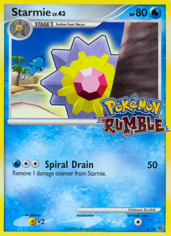 Starmie (5/16) [Pokémon Rumble] | Golgari Games