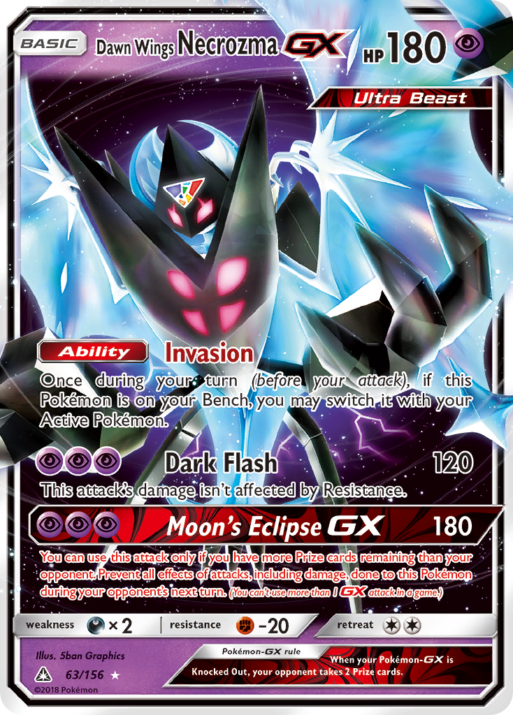 Dawn Wings Necrozma GX (63/156) [Sun & Moon: Ultra Prism] | Golgari Games