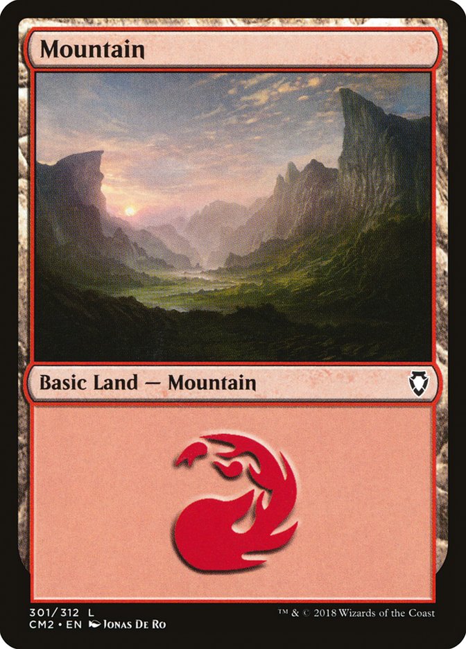 Mountain (301) [Commander Anthology Volume II] | Golgari Games