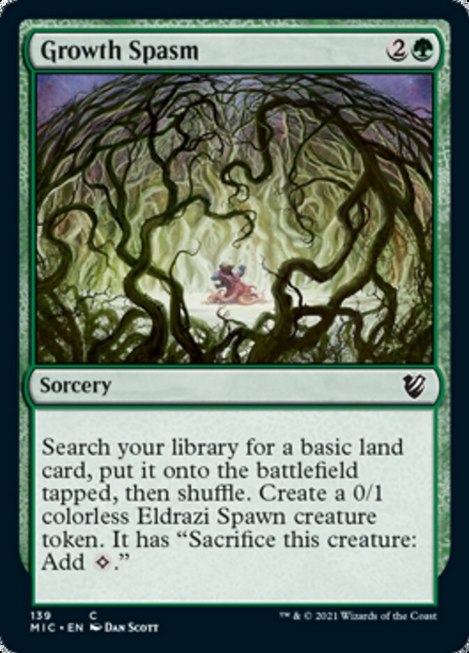 Growth Spasm [Innistrad: Midnight Hunt Commander] | Golgari Games