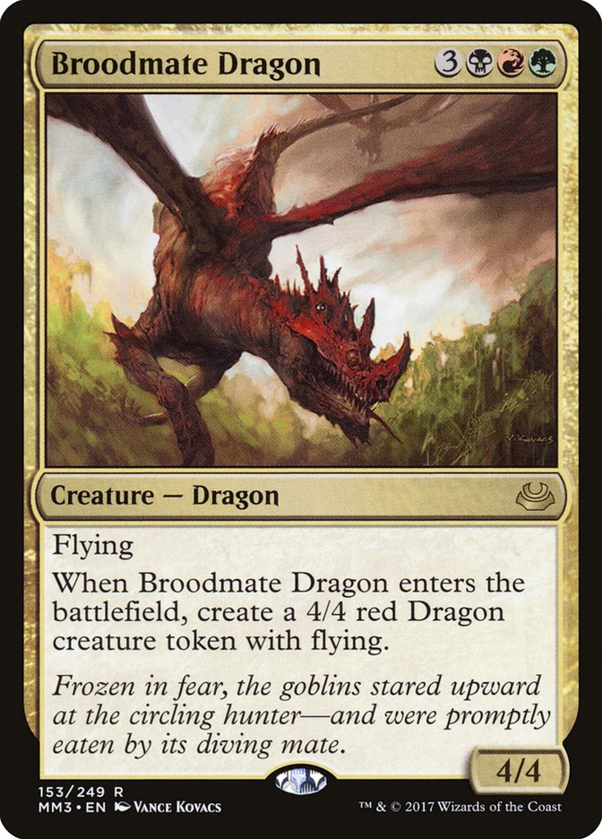 Broodmate Dragon [Modern Masters 2017] | Golgari Games