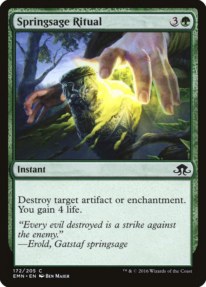 Springsage Ritual [Eldritch Moon] | Local Legends