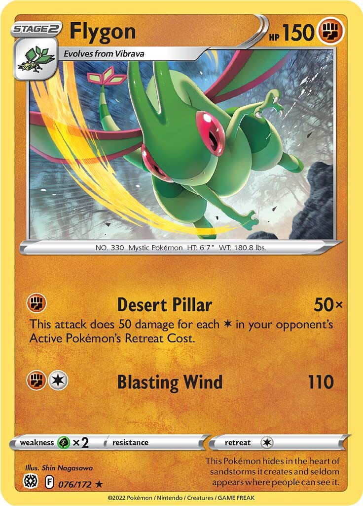 Flygon (076/172) [Sword & Shield: Brilliant Stars] | Golgari Games