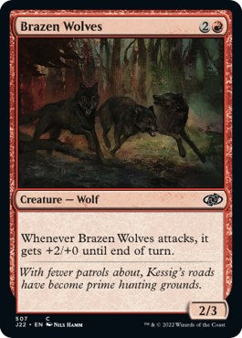 Brazen Wolves [Jumpstart 2022] | Golgari Games