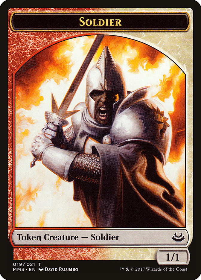 Soldier Token (019/021) [Modern Masters 2017 Tokens] | Golgari Games