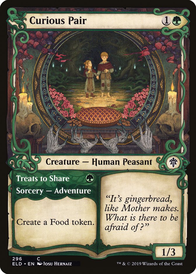 Curious Pair // Treats to Share (Showcase) [Throne of Eldraine] | Golgari Games