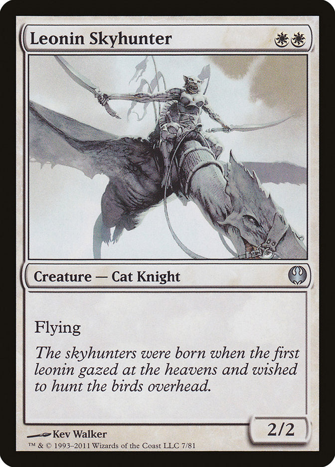 Leonin Skyhunter [Duel Decks: Knights vs. Dragons] | Local Legends