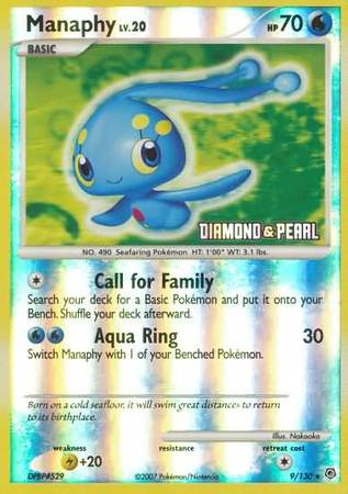 Manaphy (9/130) [Burger King Promos: 2008 Collection] | Golgari Games