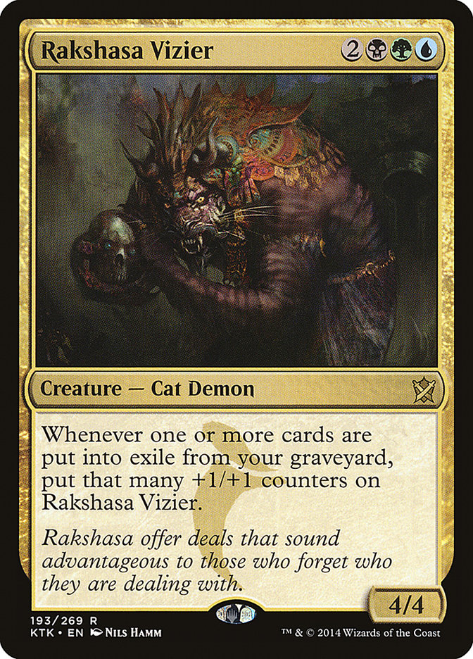 Rakshasa Vizier [Khans of Tarkir] | Golgari Games