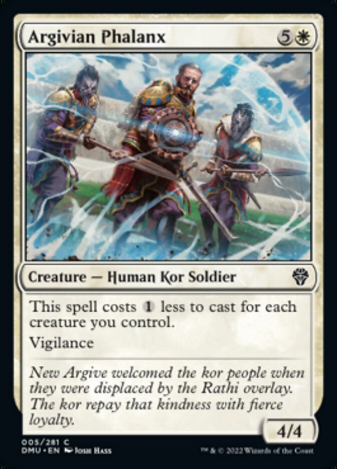 Argivian Phalanx [Dominaria United] | Golgari Games