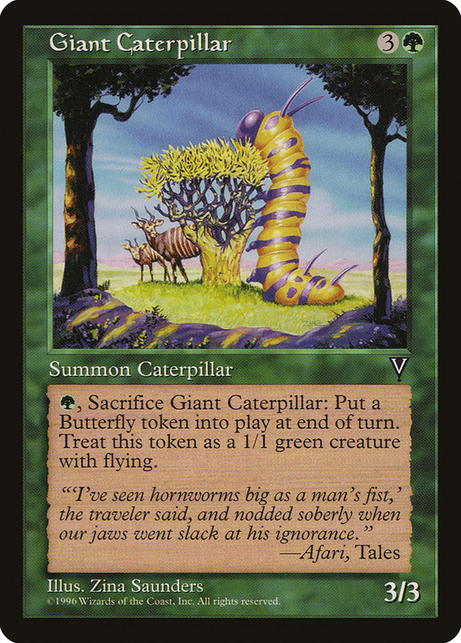 Giant Caterpillar [Visions] | Golgari Games