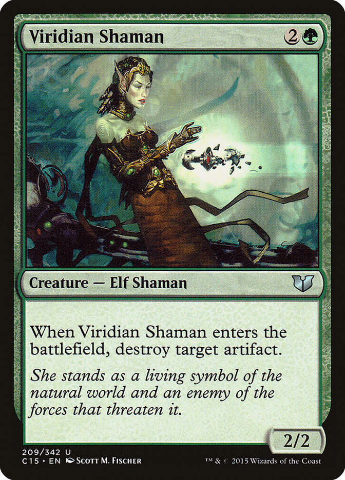 Viridian Shaman [Commander 2015] | Golgari Games