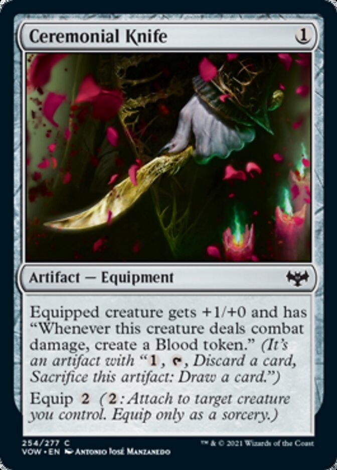 Ceremonial Knife [Innistrad: Crimson Vow] | Golgari Games