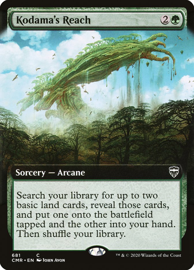 Kodama's Reach (Extended Art) [Commander Legends] | Local Legends