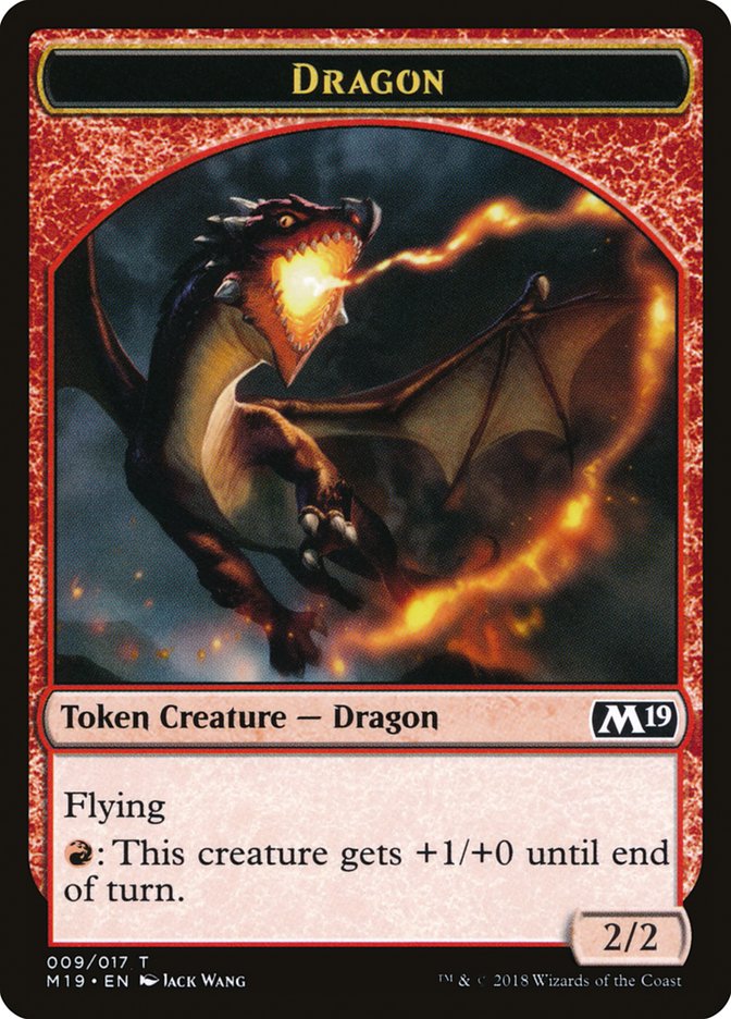 Dragon Token (009/017) [Core Set 2019 Tokens] | Local Legends