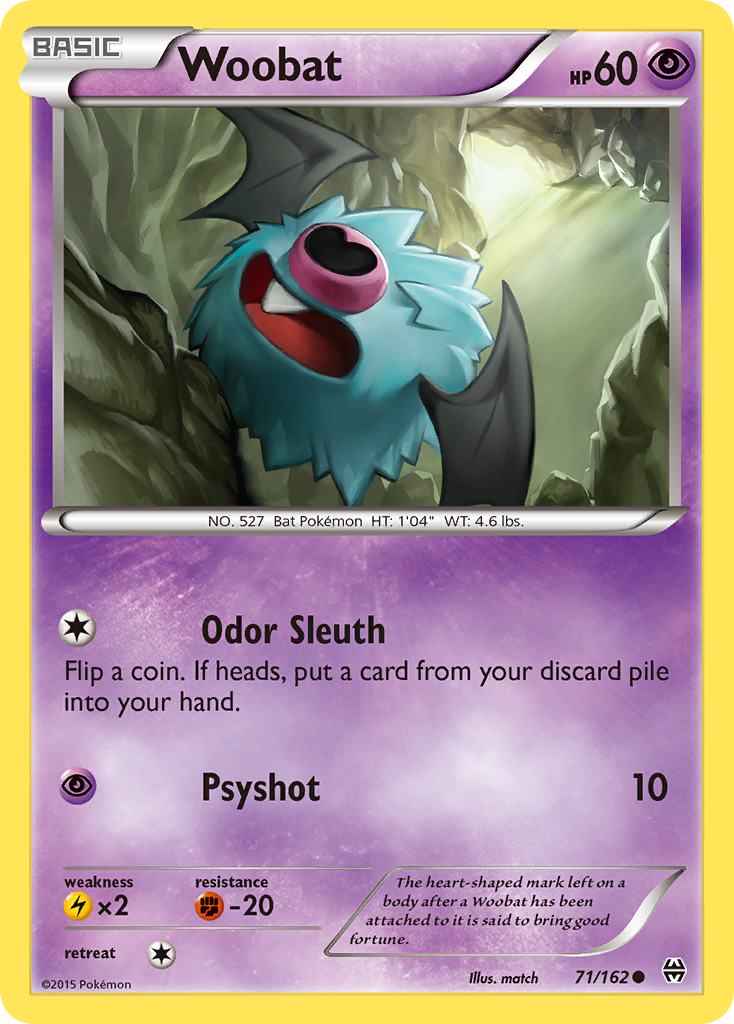 Woobat (71/162) [XY: BREAKthrough] | Golgari Games