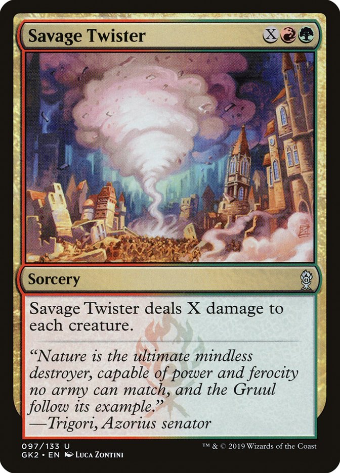 Savage Twister [Ravnica Allegiance Guild Kit] | Local Legends