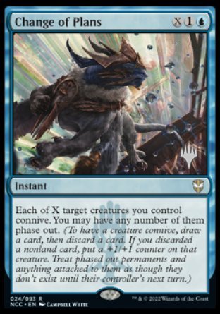 Change of Plans (Promo Pack) [Streets of New Capenna Commander Promos] | Local Legends