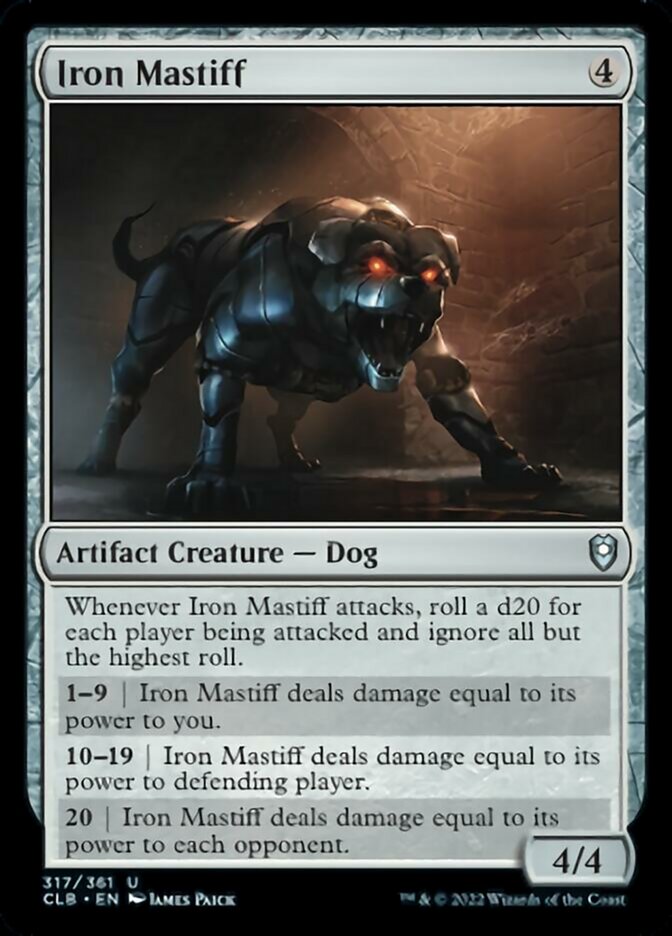 Iron Mastiff [Commander Legends: Battle for Baldur's Gate] | Golgari Games