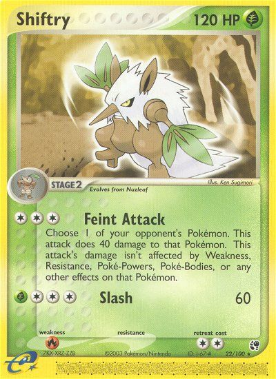 Shiftry (22/100) [EX: Sandstorm] | Local Legends
