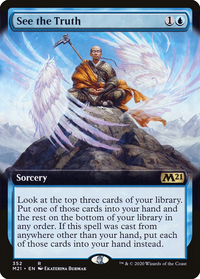 See the Truth (Extended Art) [Core Set 2021] | Local Legends