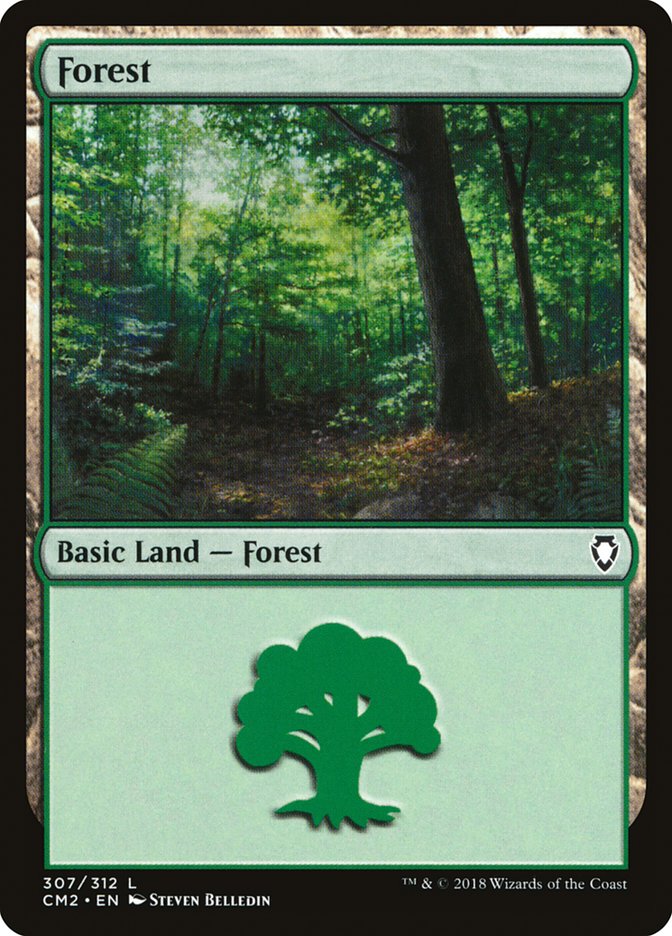 Forest (307) [Commander Anthology Volume II] | Golgari Games